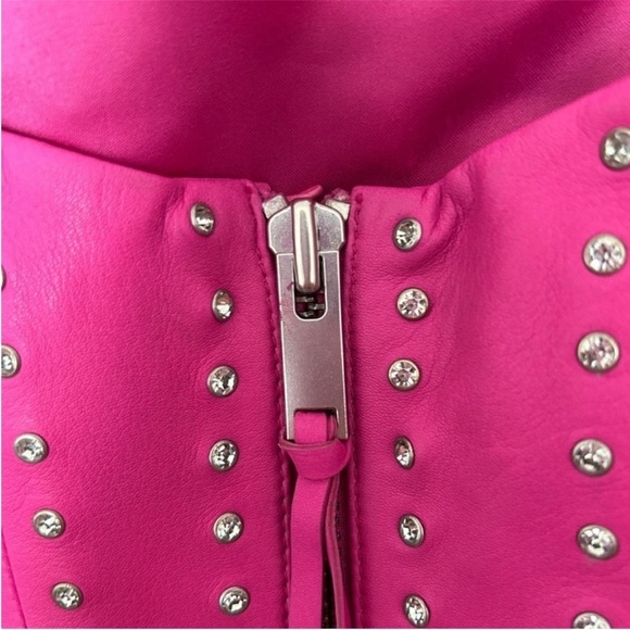 Retrofete Vesta Crystal Embellished Mini Dress Pink - Picture 6 of 7